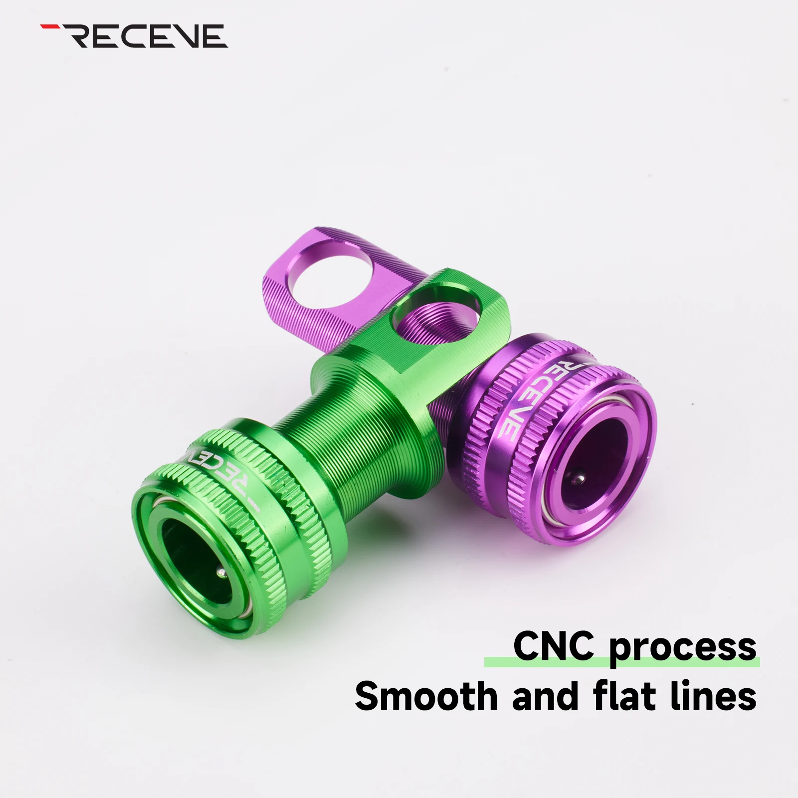 RECEVE Folding Bike Pedal Adapter Quick Release Buckle Bicycle Aluminum Alloy QR Pedal Portable Mounting Holder For Brompton