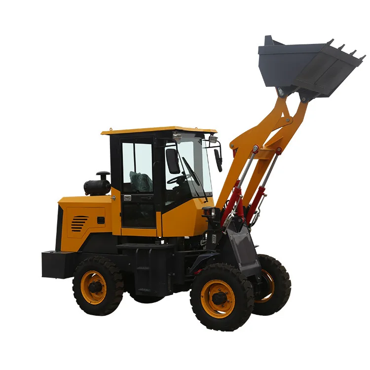 Construction Works Hydraulic Wheel Loader 2000kg Front Loader Diesel Engine Backhoe Wheel Loader