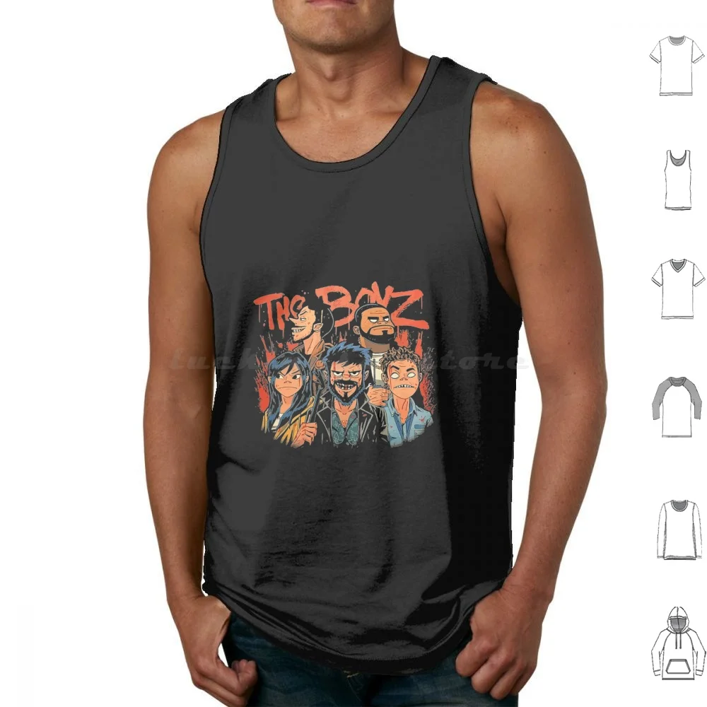 The Boys T-Shirtthe Boys-Gorilaz Tank Tops Vest Sleeveless The Boys Vestthe Boys Gorilaz