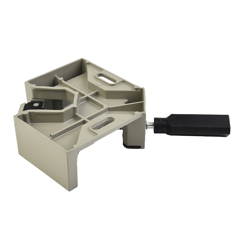 Single Handle Aluminum Alloy Right Angle Clamp Photo Frame Angle Flat Pliers Floating Head Rotating Spindle Screw Angle Clamp