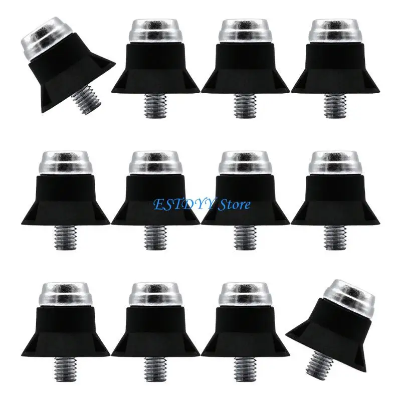 G6DE 12PCS SOCTER BOOT CLEATS voetbalschoen spikes aluminium voetbalstudie vervanging