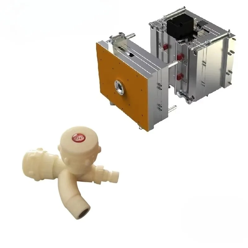 Bathroom fixed ceramic tile stone forming dual-purpose PP plastic faucet injection mold