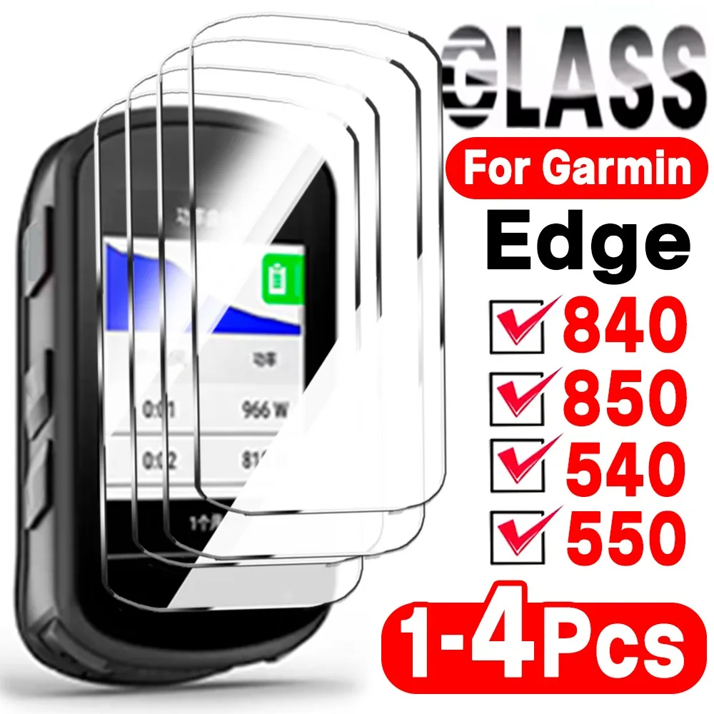 9H Hardness Tempered Glass Screen Protector for Garmin Edge 840/540 GPS Anti-scratch Shockproof Protective Film for Edge 850/550