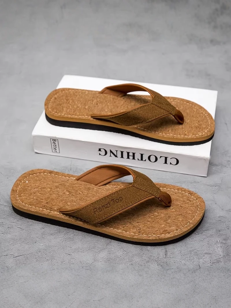 

Guangdong Men's Summer Outdoor Wear Thick Bottom Anti-Slip Wear-Resistant Sports Sandals Slip-On Beach Thong Slippers