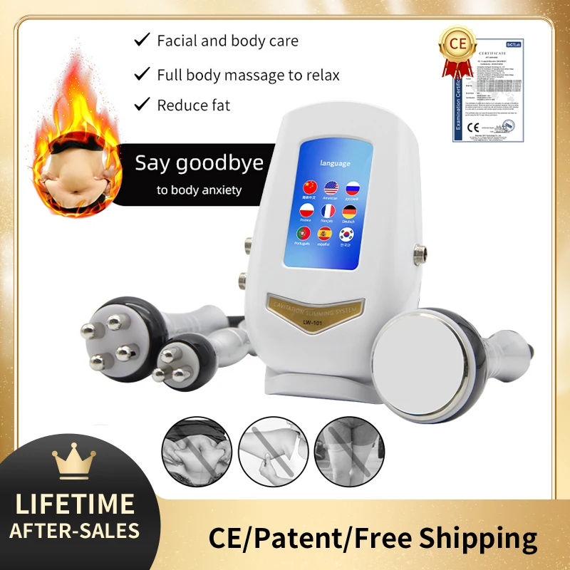 

Wholesale 40K Body Facial Radiofrequency Massage Fat Burn Weight Loss Vibration Massage Beauty Device Skin Tighten Face Skincare