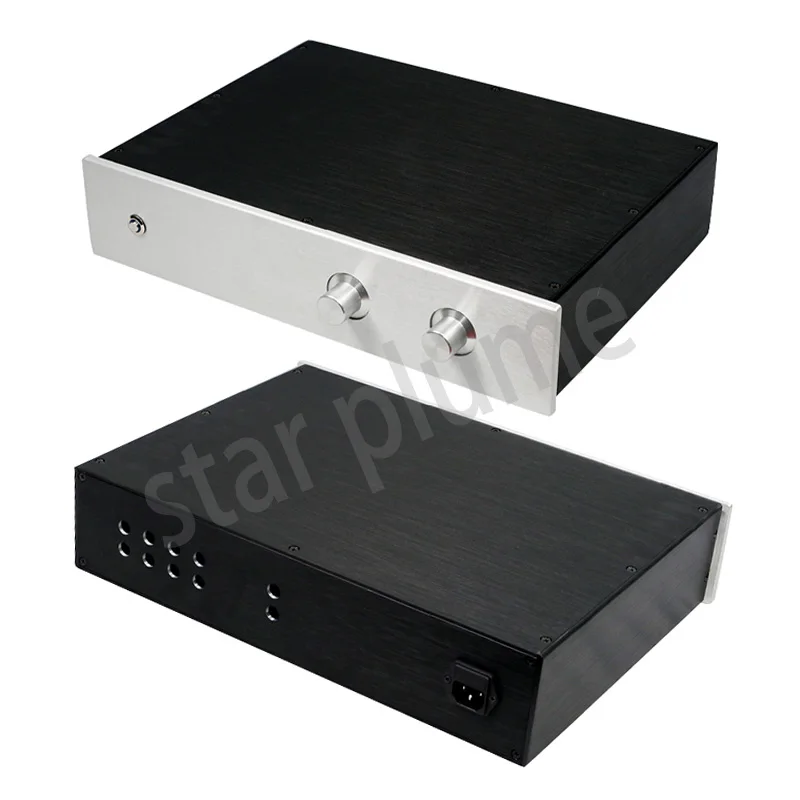 Imagem -03 - Todo o Amplificador de Potência de Alumínio Case Post Amplificador Chassis Amplificador de Tubo de Vácuo Dac Decodificador Preamp Case Faça Você Mesmo Box 431x30.8 358x92 mm