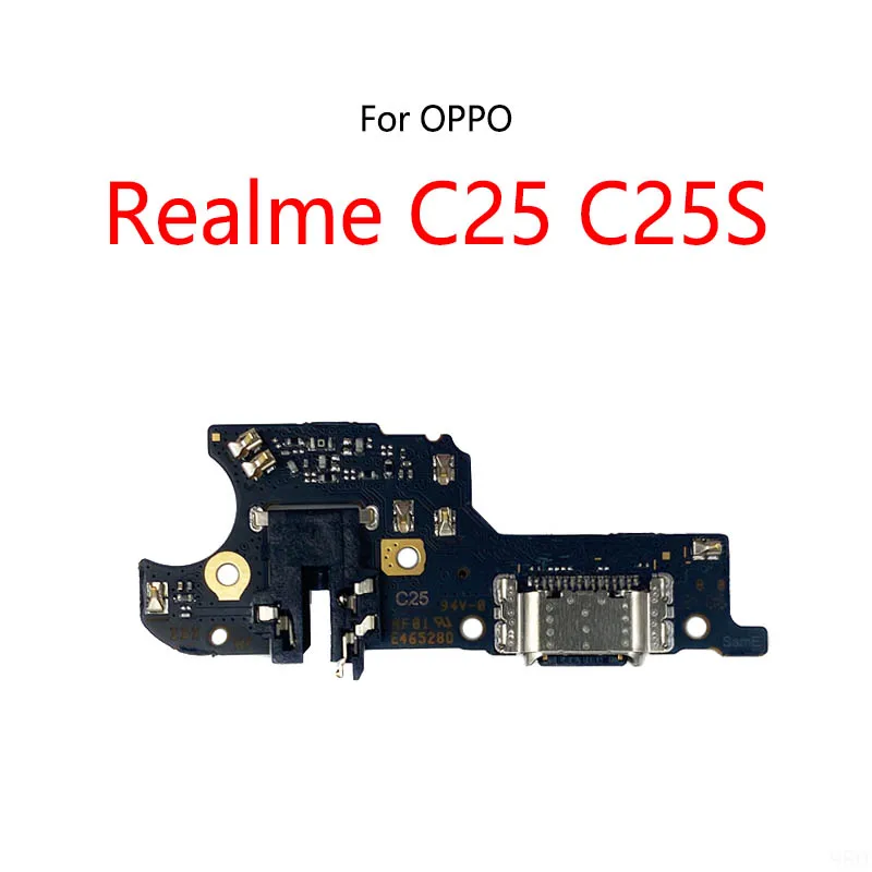 

USB-разъем для док-станции, штекер, гибкий кабель для OPPO Realme C25 C25S, модуль зарядной платы