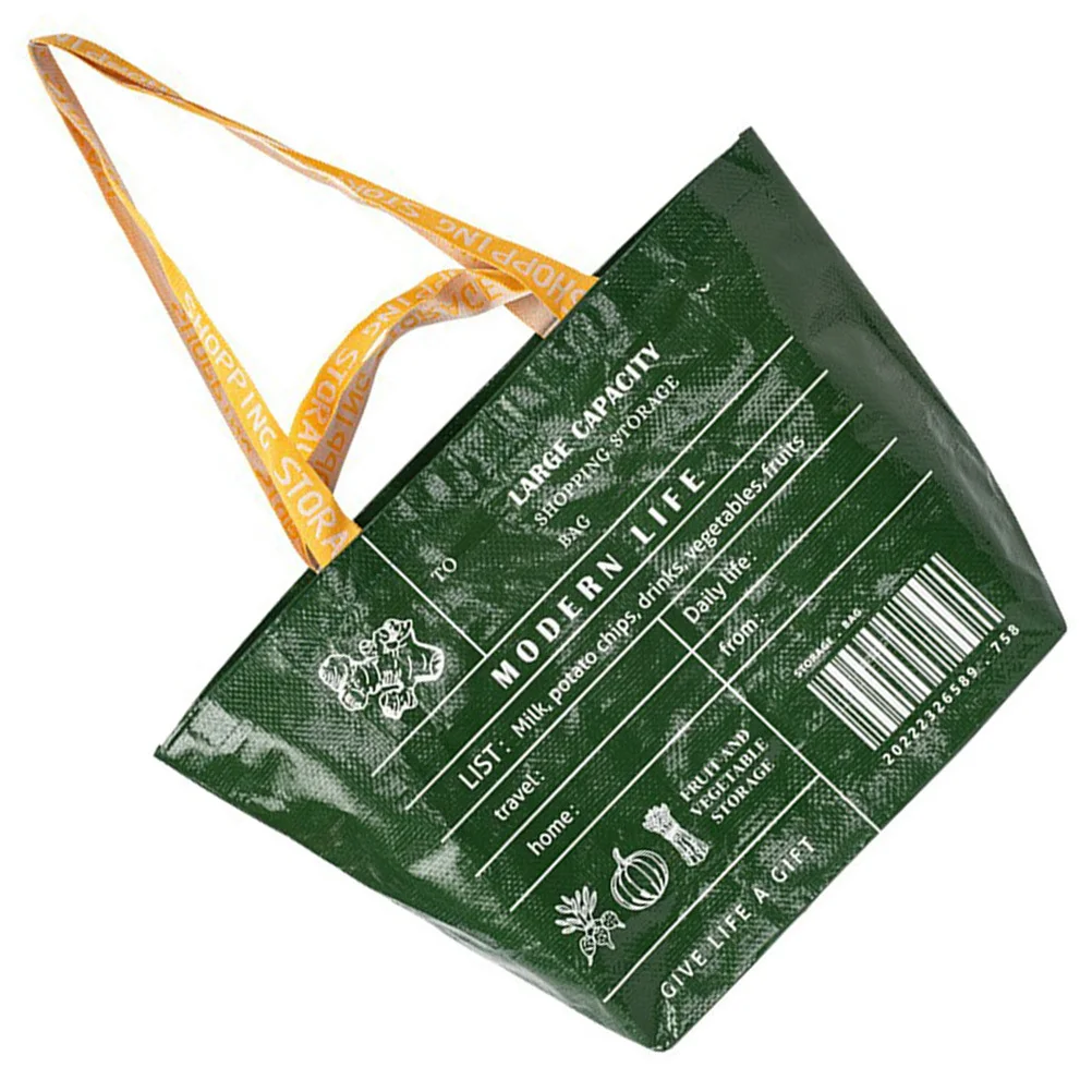 

Simple Style Large Capacity Handheld Shopping Bag Nylon Storage Carrier Heavy Duty Portable Tote for Daily Outdoor Party Use