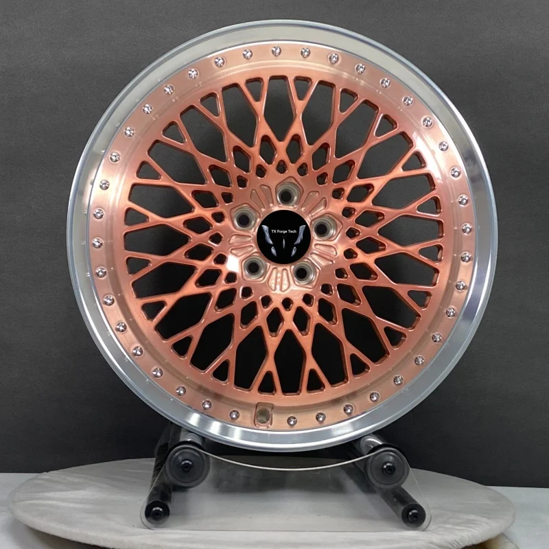 Customized Lightweight Aluminum Alloy 6061-T6 Light Weight  Rims 18 19 20 21 22 Inch Multi-tone Coating  Aluminum Forged Wheels