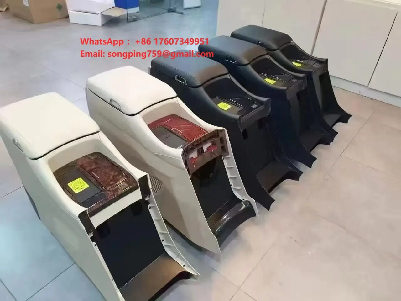 Luxury ABS Center Console Armrest Storage Box for Toyota Alphard 2.0 & 3.0 Series