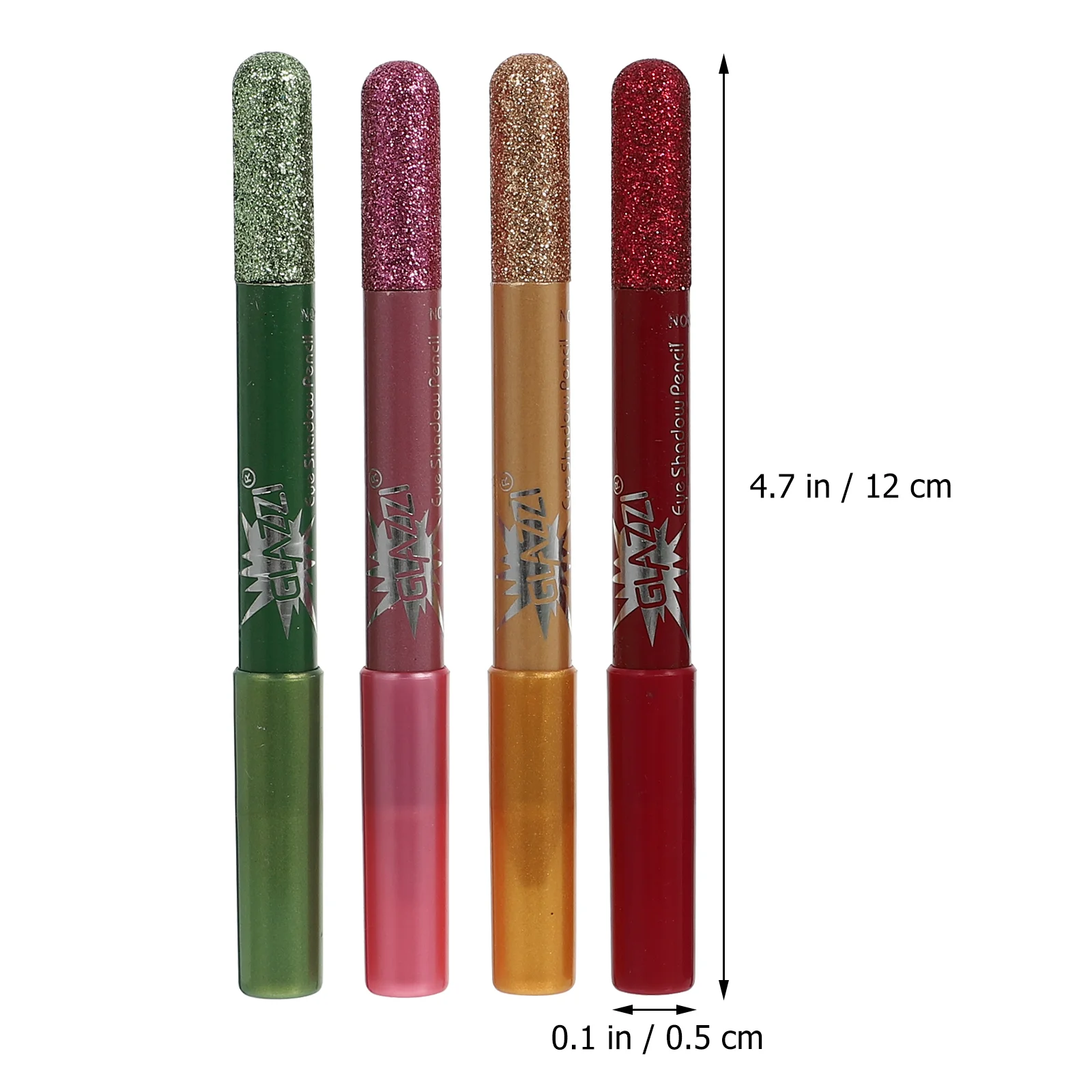 12 Pcs Eyeliner Pencil Pearlescent Eyeshadow Girl Makeup Pens Glitter Long-lasting Powder Shimmer Women Cosmetics Stick Useful