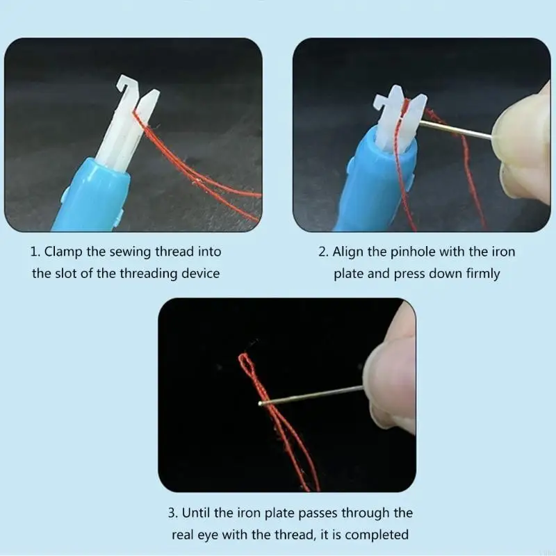 

Double End Sewing Machine Needle Threader Automatic Needle Threader Quick Sewing Needle Threader for Sewing Machine