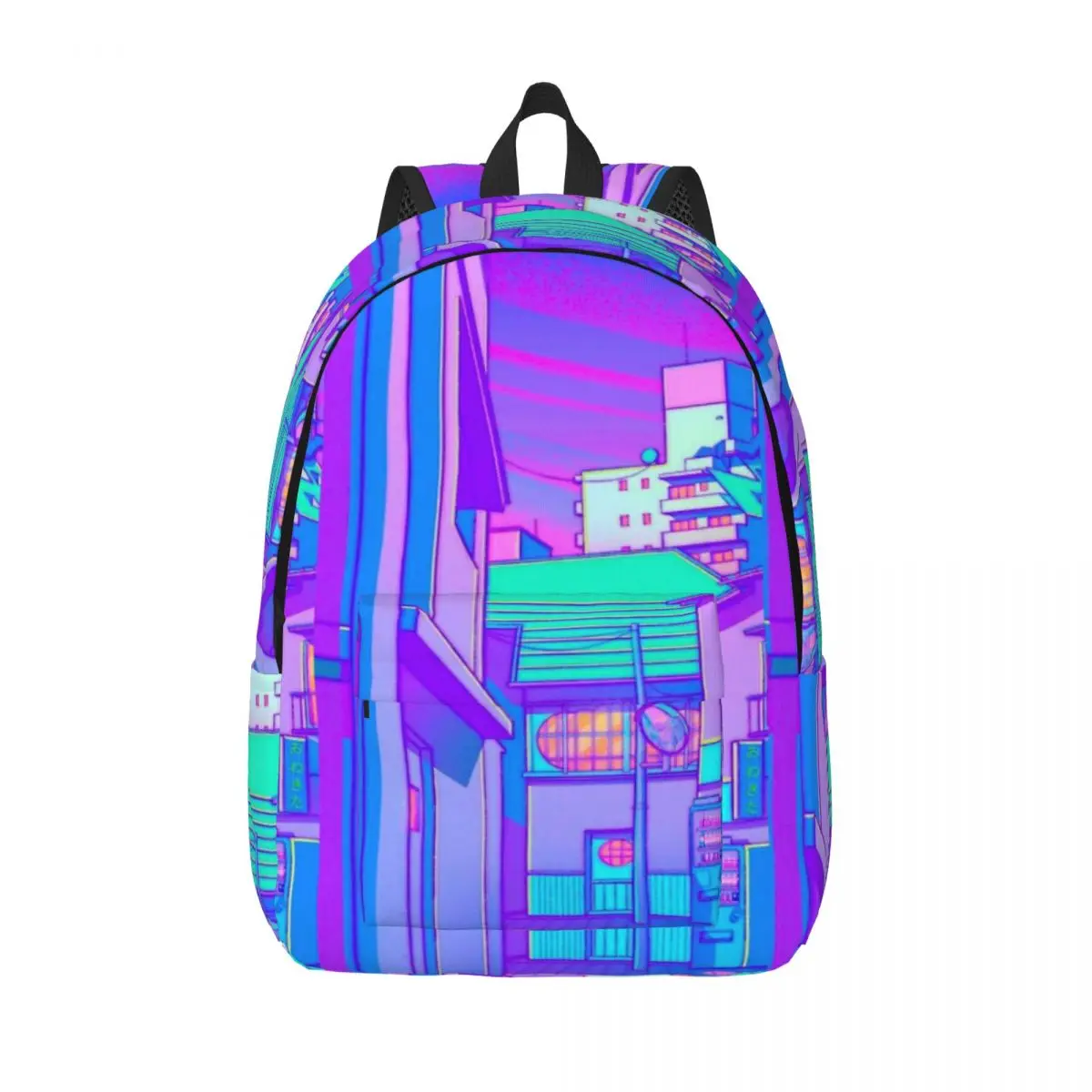 

Красочный аниме-пейзаж, простой и стильный рюкзак, холст, рюкзак, дорожный рюкзак