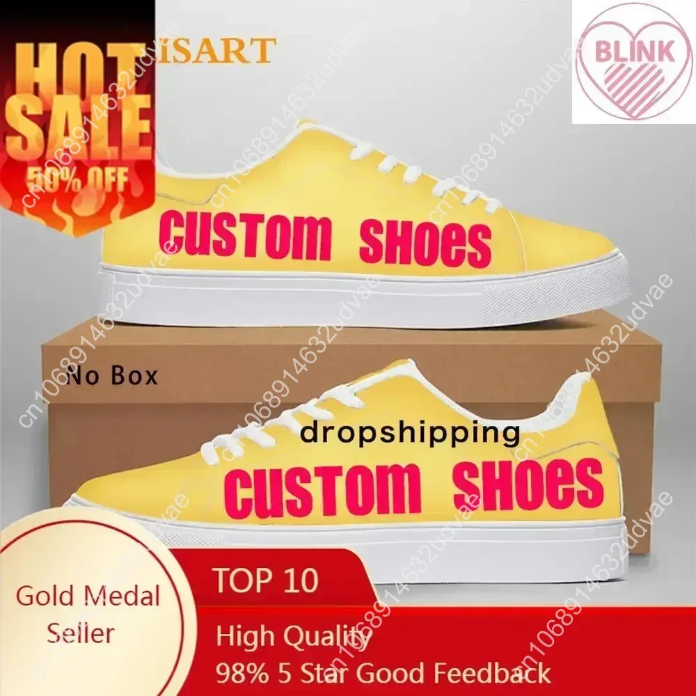 

Custom Shoes Women Low Top Canvas Shoes Casual Customized Logo Image Spring Autumn Sneakers Ladies Flats Footwear Dropship DIY