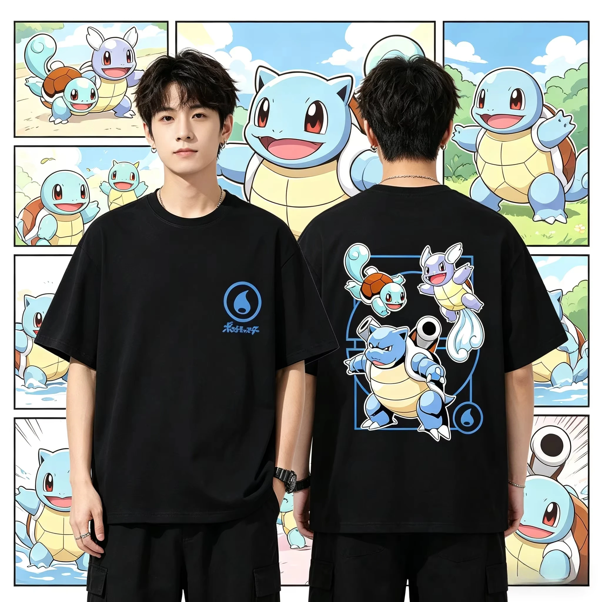 camiseta-estampada-anime-pokemon-evolucao-squirtle-masculina-e-feminina-blusas-masculinas-camiseta-harajuku-y2k-nova-camiseta-de-verao-2026