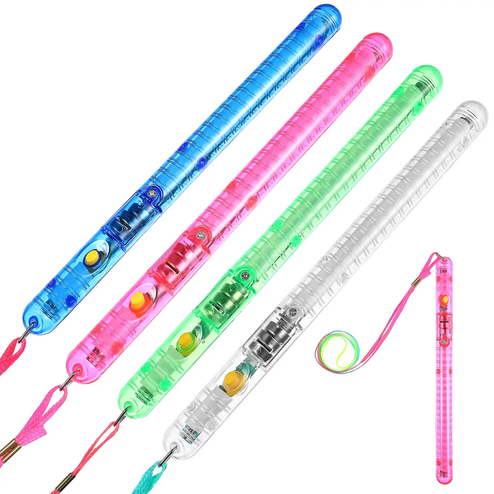 

30 Pcs Glow Sticks Multi Colour Flashing Sticks Concert Party Christmas New Year Fundraisers Bathtub Toys