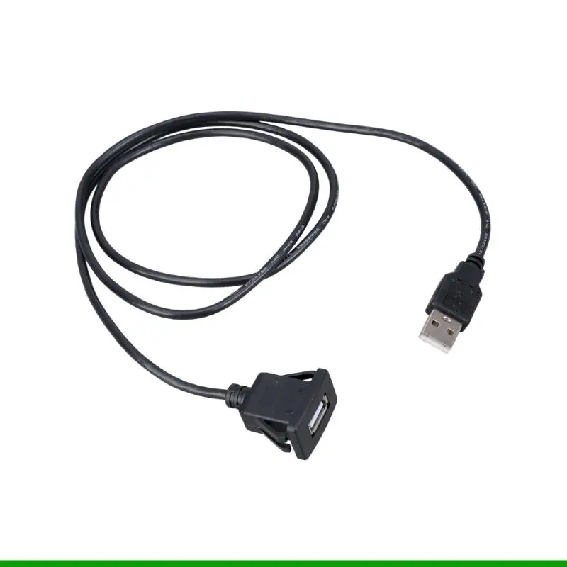 U55C USB2.0 تمديد كابل مربع كليب قفل آلية 1 متر سلك شحن مزامنة البيانات #4