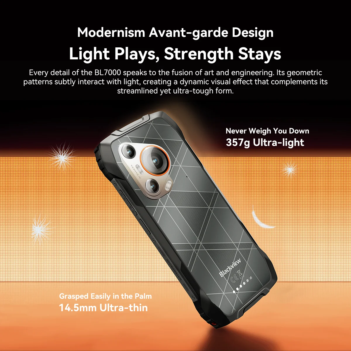 Blackview Rugged Smartphone BL7000 5G Smartphone, MTK 6300 Octa Core, 6.78" Display 120Hz , 8GB+256GB/512GB, NO EU Charger