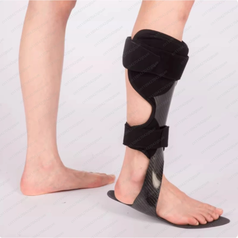 Orthotics Aluminum Carbon Fiber Ankle Foot Orthosis Foot Drop Brace Support for Men Women Fixation Bracket Foot Support