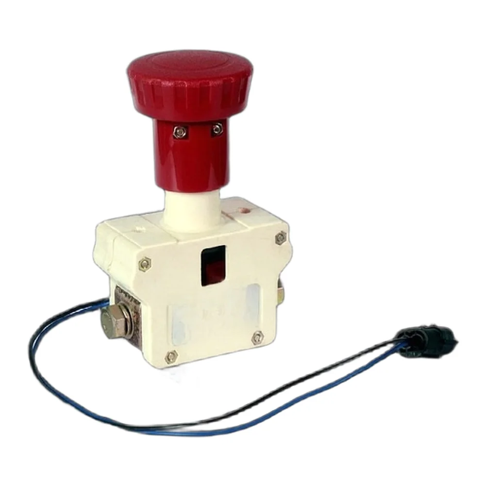 Safety Stop Button Switch ZDK32-350 220V 350A Power Cut-off Protection Terminal Pin Wiring Dustproof Waterproof Power Switch