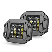 2X 5 ""montaje empotrado trabajo todoterreno 12V 24V 40W haz de luz LED Pods barra de luz para coche camión Atv Jeep faro
