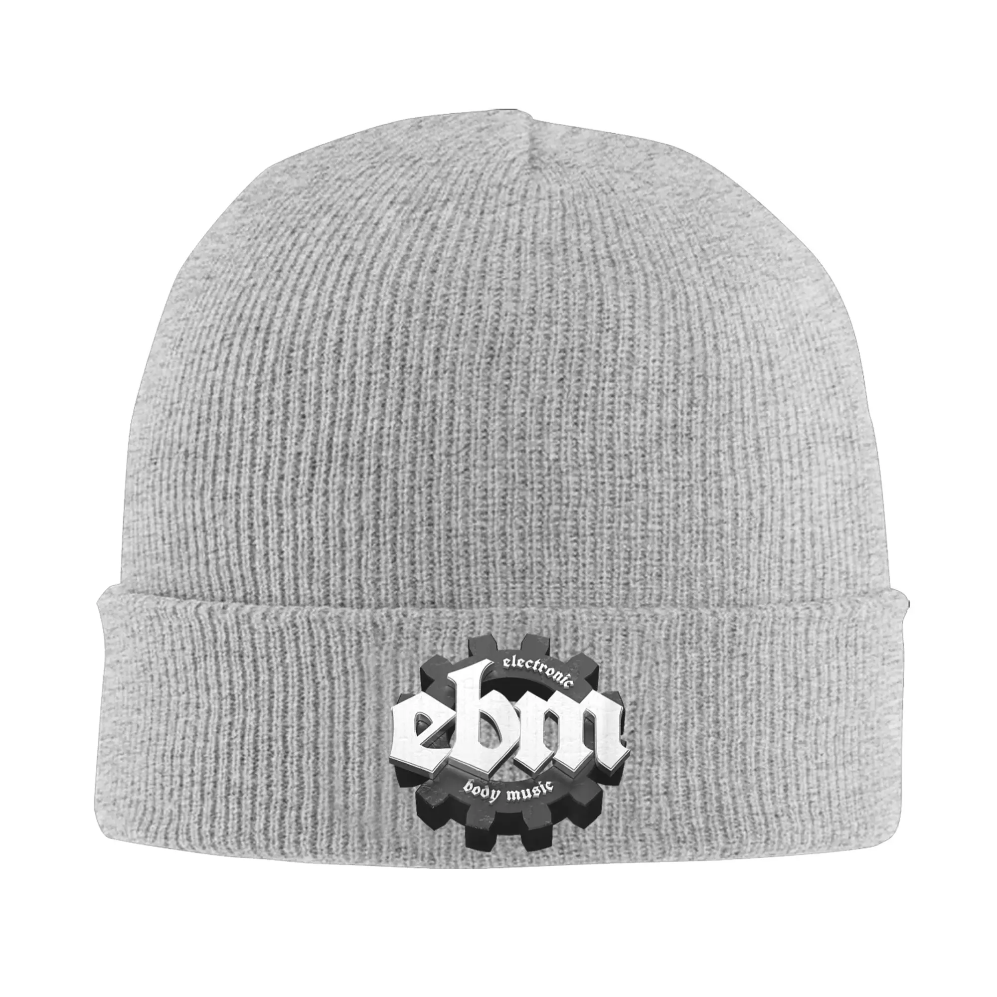 EBM Electronic Body Music Knit Hat Beanie Winter Hat Warm Unisex Hip-hop Industrial Dance Cap Men Women Gift