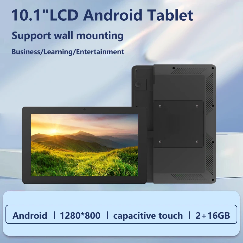 10.1 Inch RK3566 PoE Android 13 Tablet for Business Wall Mountable Meeting Room Booking System with NFC Digital Dis