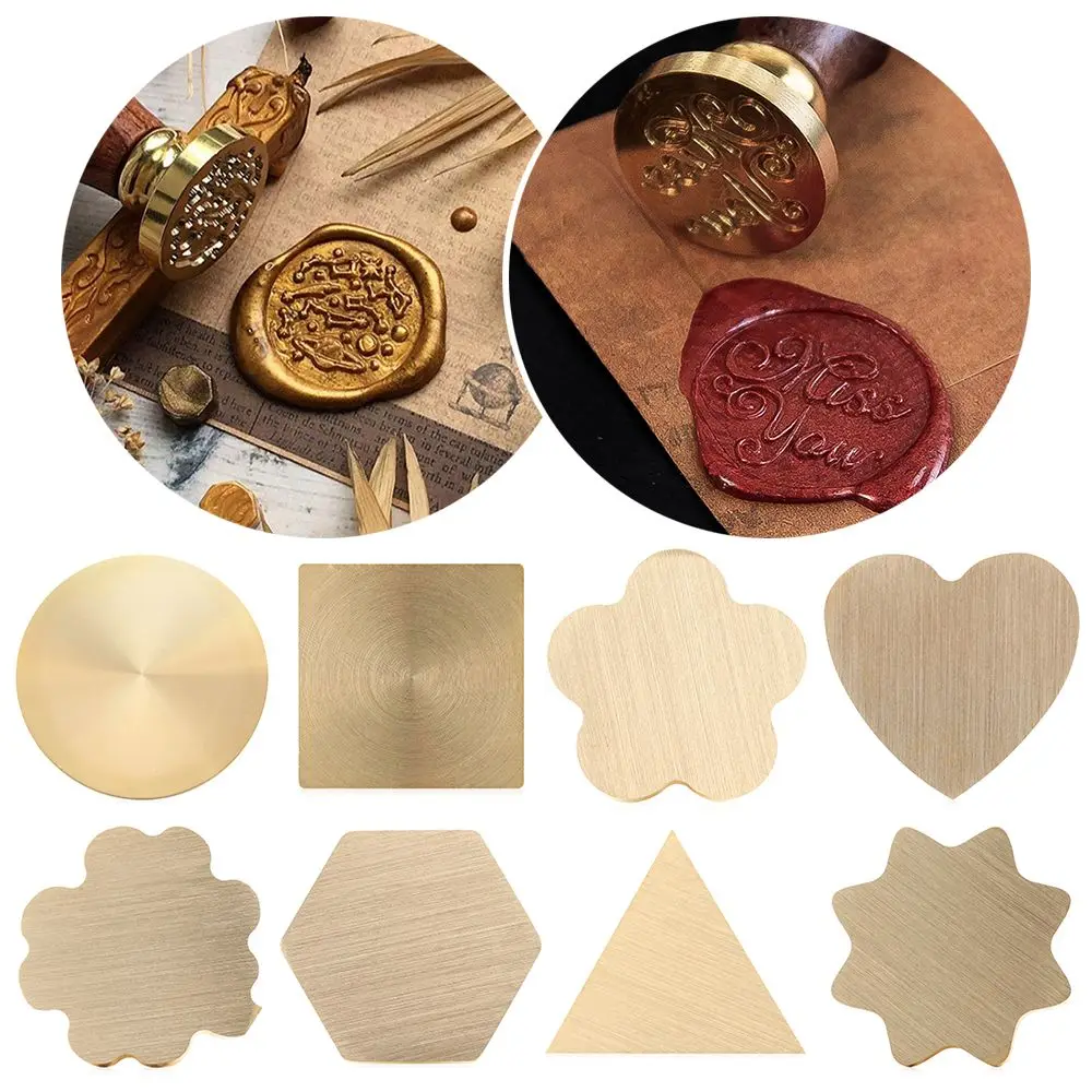 Printing Envelope Love Heart Seals Stamps Wedding Invitation Round Merry Christmas Wax Copper Head Paint Seal Wax Sealing Stamp