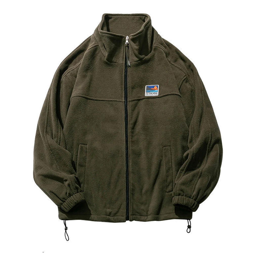 

Для повседневного использования Мужская флисовая повседневная куртка Повседневная прогулка M XL Совершенно новый сорт Повседневный повседневный стиль с длинными рукавами