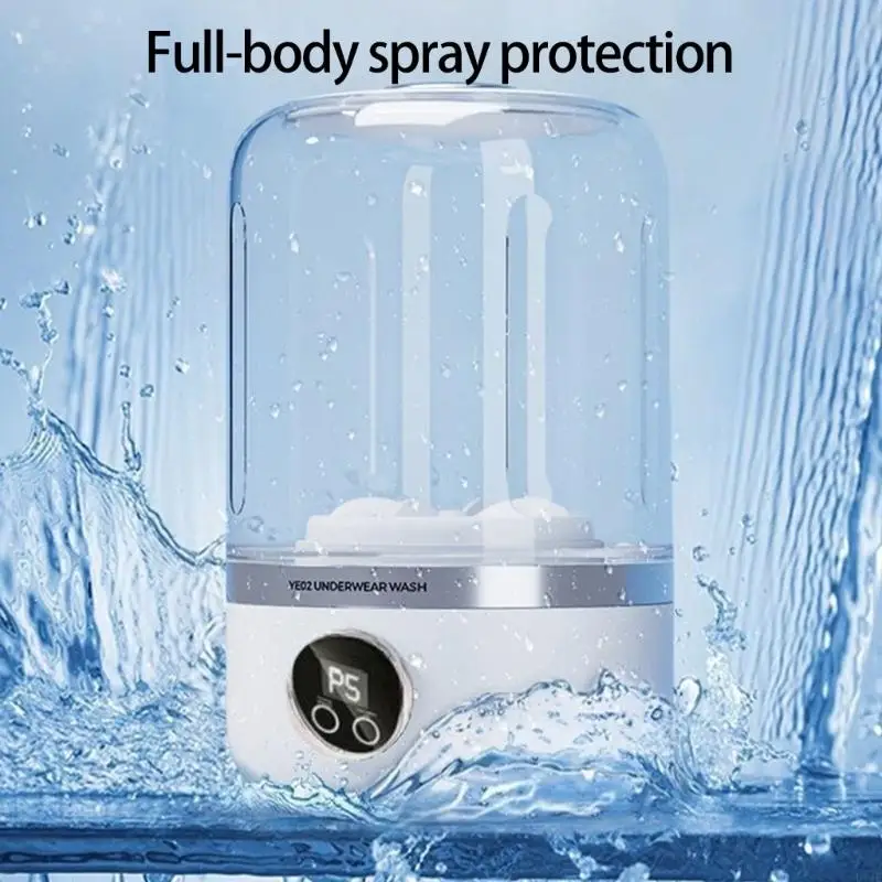 Máy giặt đồ lót U1JE Máy giặt mini có thể sạc lại đồ lót đồ lót trẻ nhẹ cho căn hộ