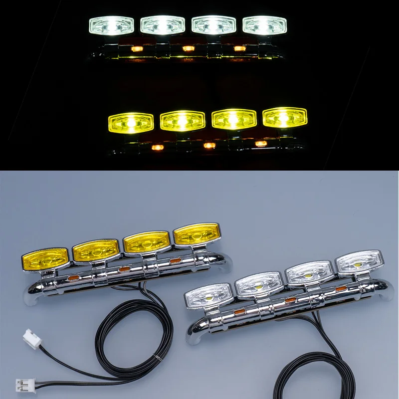 770S LED paraurti anteriore faretto luce inferiore per 1/14 Tamiya RC camion rimorchio Scania 770S R620 Benz Actros Volvo uomo ricambi auto