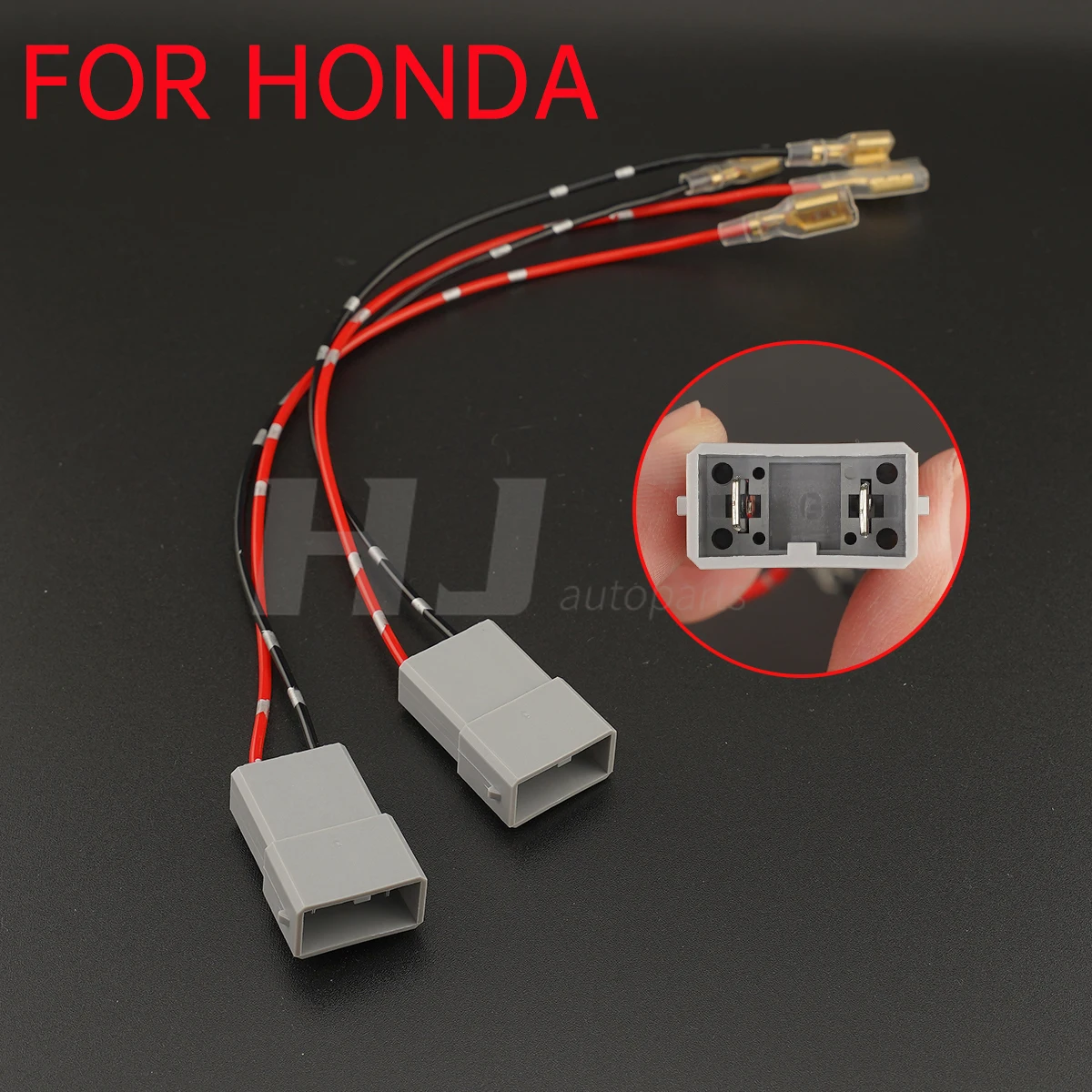 

2pcs Car Speaker Harness Adapter Wire Bass Audio Plug Car Sub Woofer Lossless Horn Cable Plug Harness Line Wire for Honda Acura