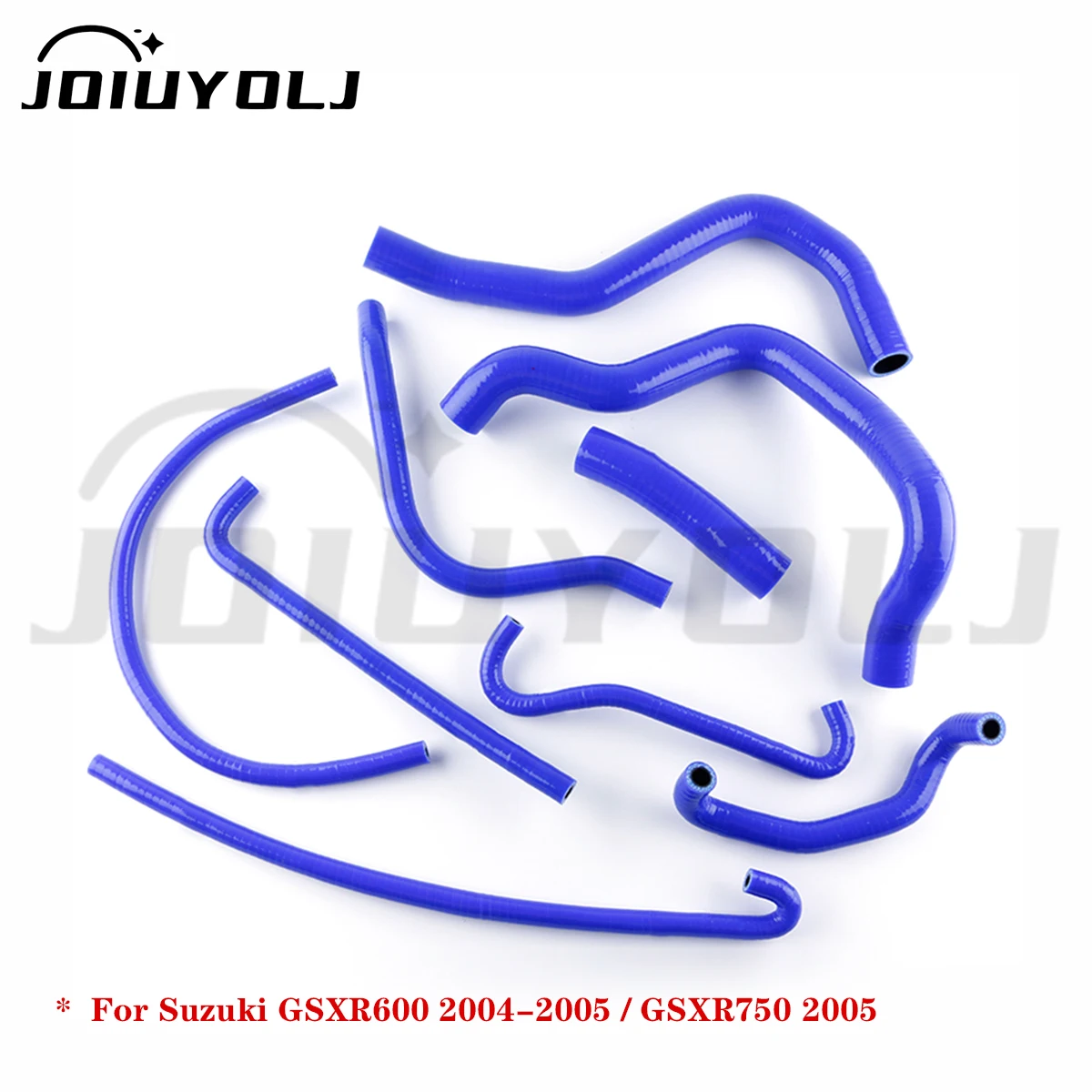 9Pcs For Suzuki GSXR600 2004-2005 / GSXR750 2005 Motorcycle Silicone Radiator Coolant Hose Kit