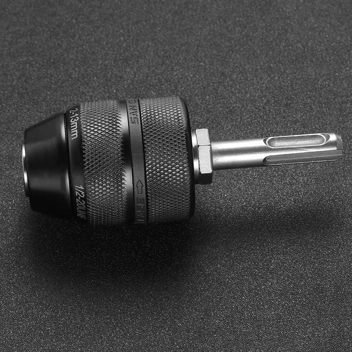 

Aluminum Alloy Keyless Chuck 2-13mm Adapter 3-Jaw Drill Chuck Vanadium Steel Black Converter Tool Reliable Support