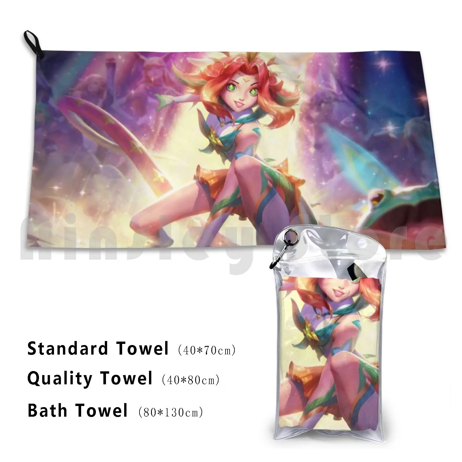 منشفة حمام مخصصة من Neeko Star Guardian من Neeko Neeko Star Guardian Star Guardian League Legends Champ #1