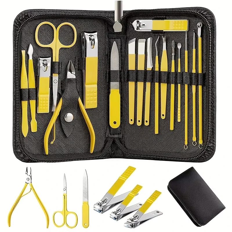 9/18pcs Nail Clippers Set Stainless Steel , Eagle Nail Clippers, Cuticle Nippers And Cutter Kit, Nail Clippers Pedicure Kit