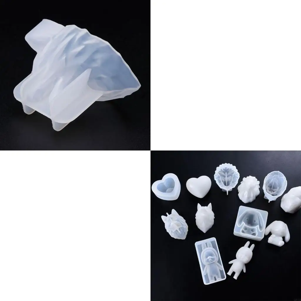 UV Epoxy Resin DIY Jewelry Tool Rabbit Baby Molds DIY Supplies Necessary Home Ornaments Christmas Casting Tool