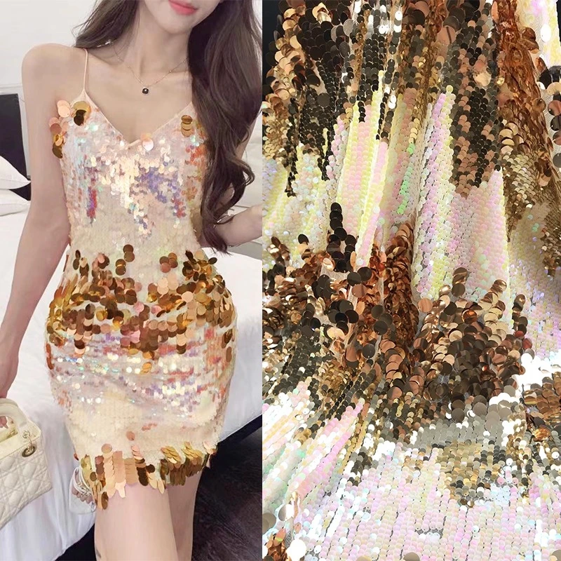Dazzling Sequin Embroidery Fabric Mermaid Princess Performance Concert Dance Stage Strapless Dress Sexy Evening Gown