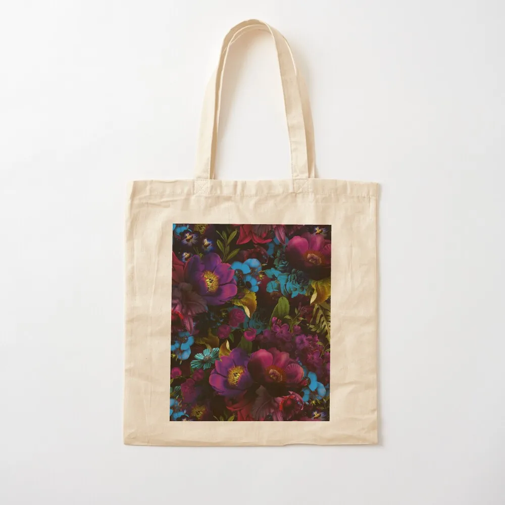 Mystical night III Botanical Night Garden Tote Bag bags for women shopper bags bags woman 2025 foldable reusable bag