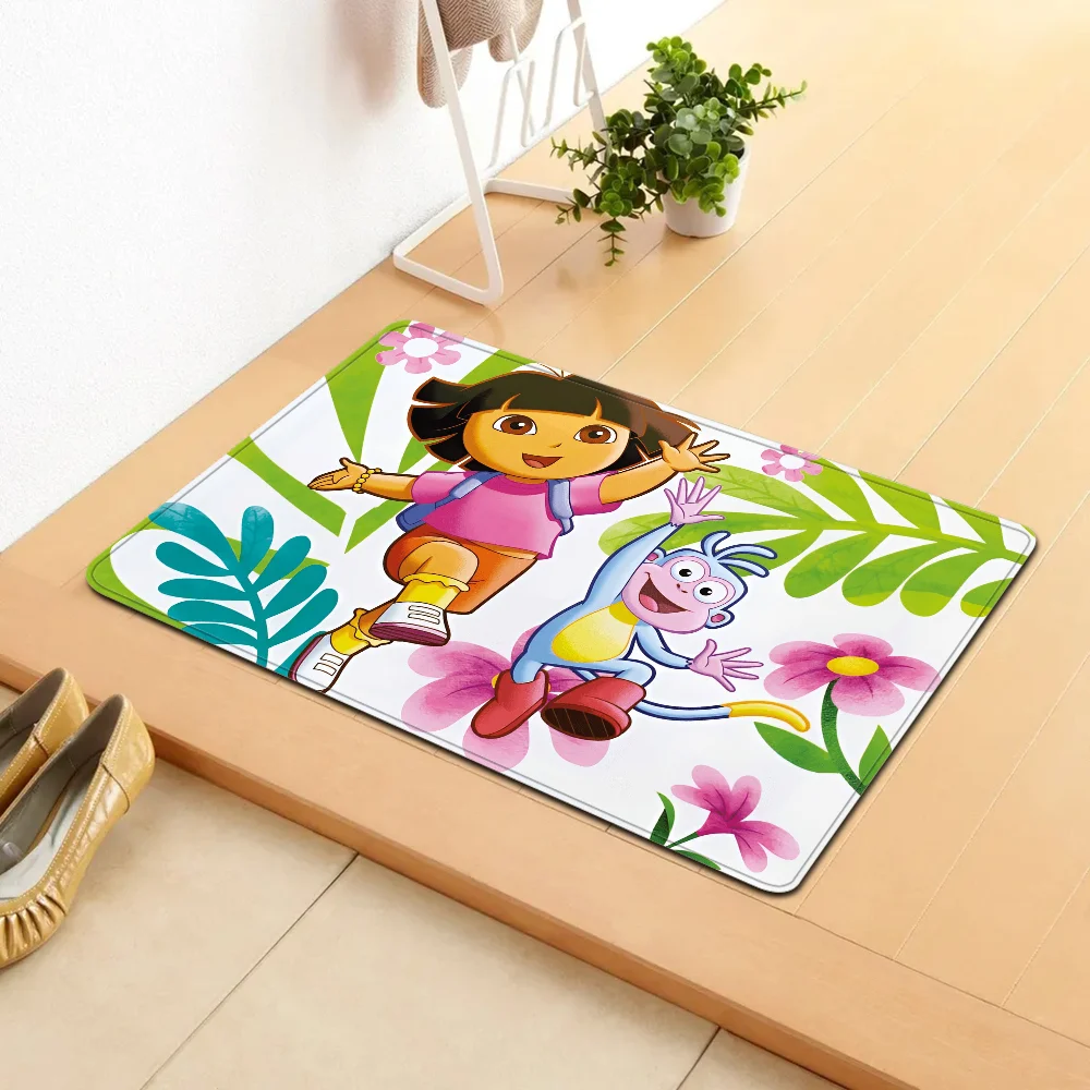 D-Doras Floor Mat INS Style Soft Bedroom Floor House Laundry Room Mat Anti-skid Household Carpets