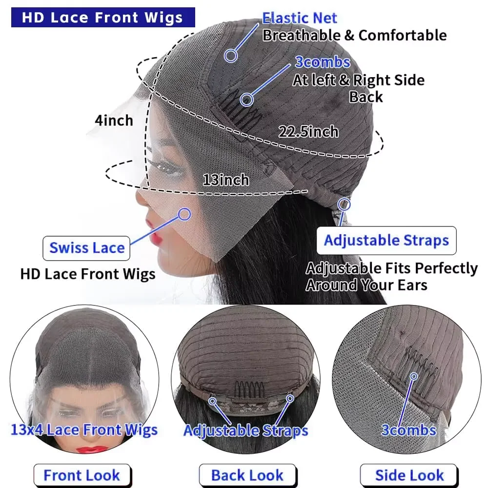 30 بوصة الجسم موجة 13x6 Hd الدانتيل الباروكة الأمامية 200 الكثافة البرازيلي الشعر البشري قبل قطعها 13x4 الدانتيل الشفاف شعر مستعار أمامي للنساء