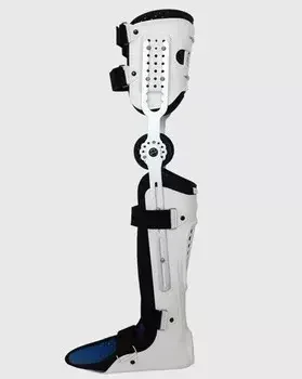 HKJD fisioterapia medical adjustable  knee ankle foot orthosis brace Joint Support Leg Fracture knee brace KAFO