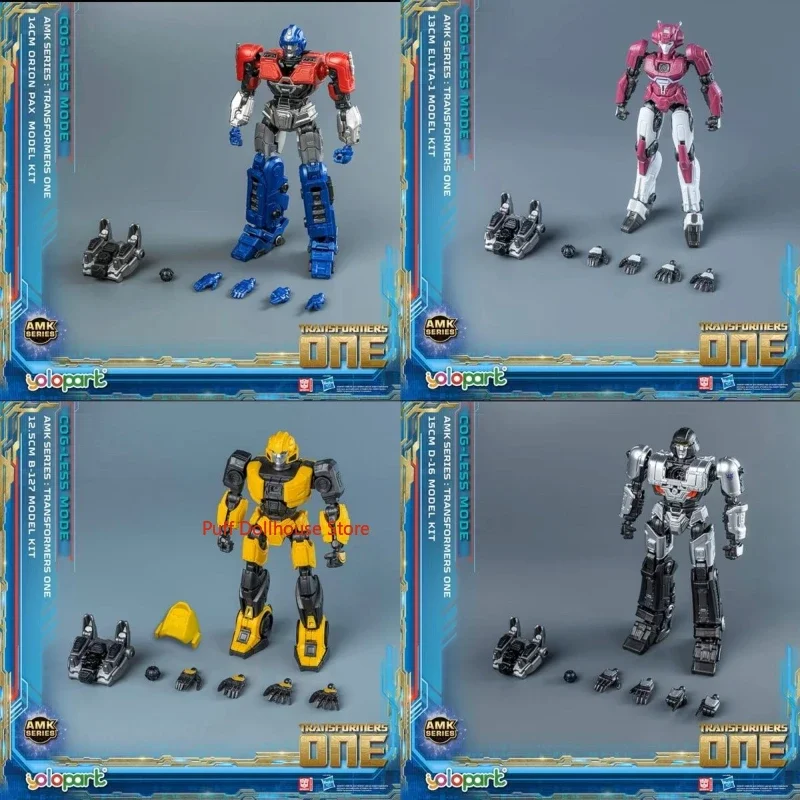 Originele Transformers 8 Origins een AMK Optimus Prime Megatron Bumblebee Alita anime figuur model speelgoed promotie cadeau collectie