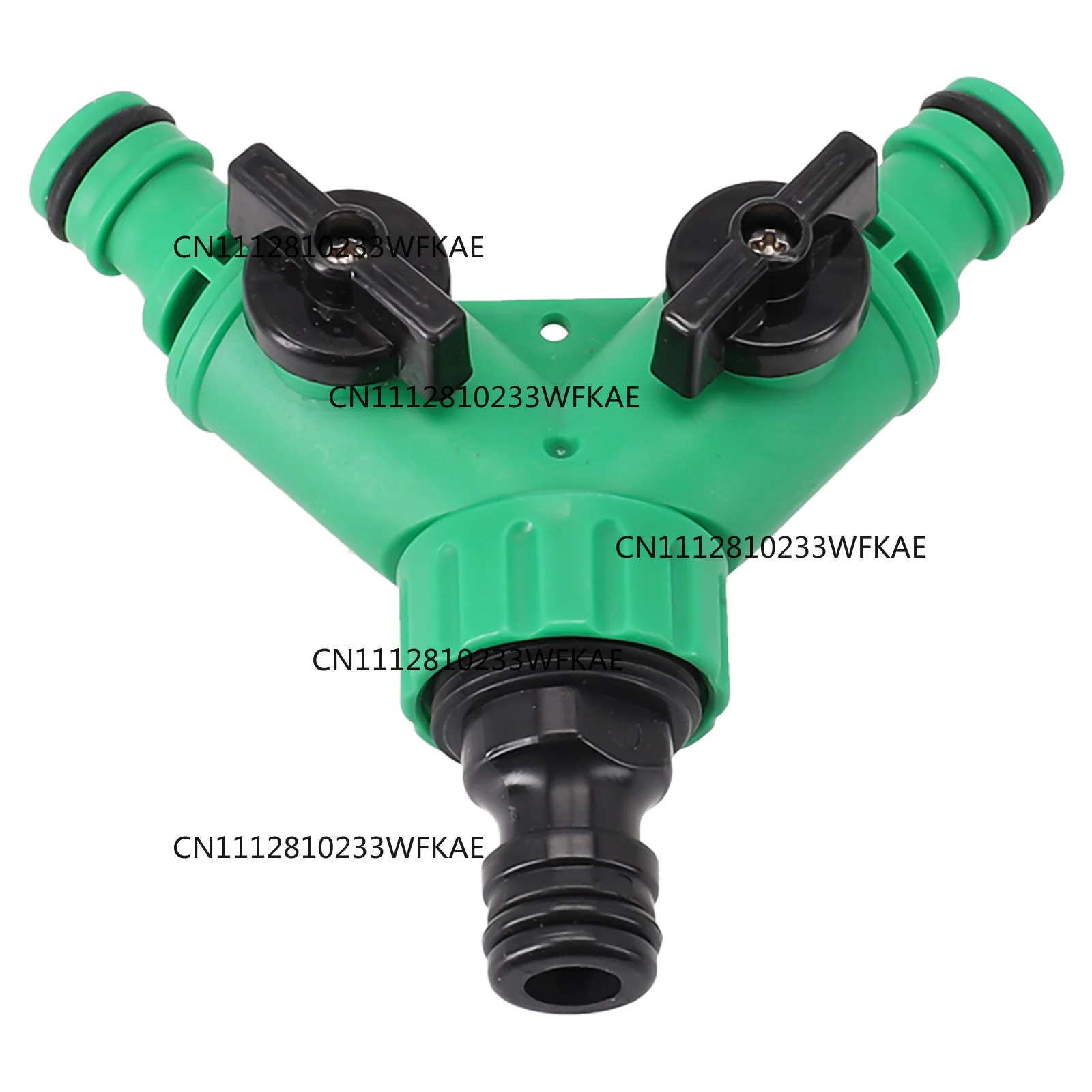 2pcs 2 Way Garden Water Pipe Connectors Pipe Adapter Y Shape Hose Splitter Valve Three Way Plastic Valve With Switch