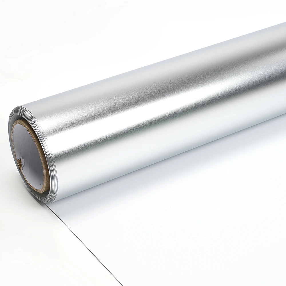 

Car Packaging Film Chrome Plated Color Changing Car Vinyl Sticker Film Vinyl Packaging Film Foil Colorful Alexander Silver