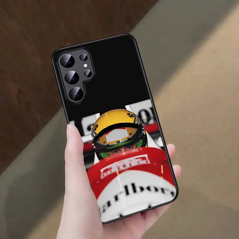 A-Ayrton S-Senna F1 سباق جراب هاتف لسامسونج غالاكسي S25 S23 S24 FE S22 S20 S21 S10 S9 زائد لايت الترا FE S30 نوت 20 10 #6