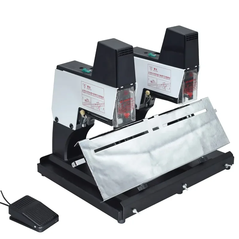 WD-105GT  Electric Binding Machine Double-Head Desktop Paper Stapler Metal Construction