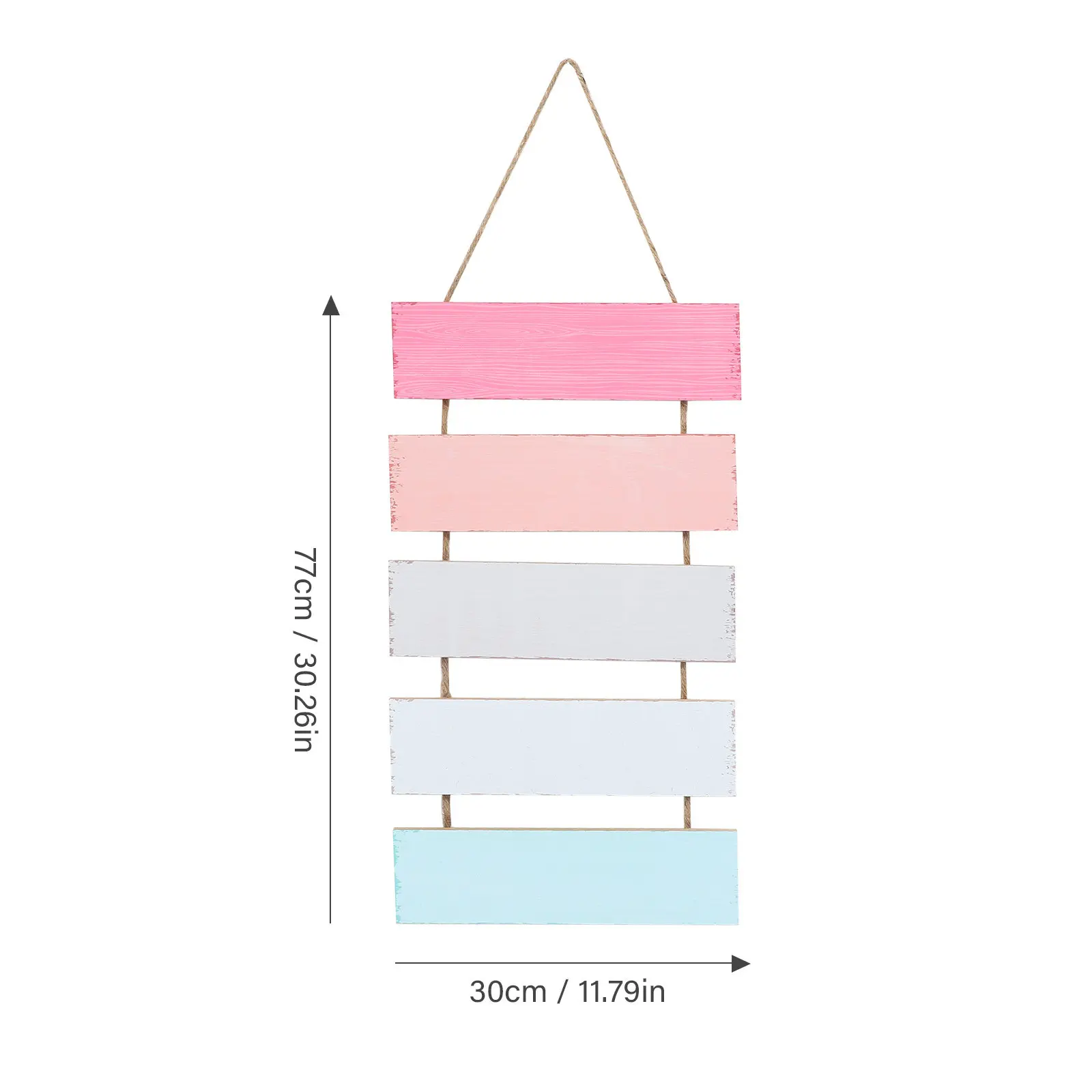 1Set Wooden Hanging Chalkboard Sign Small Wall Message Board for Door Decor Kitchen Store Restaurant Patio Balcony Erasable Memo