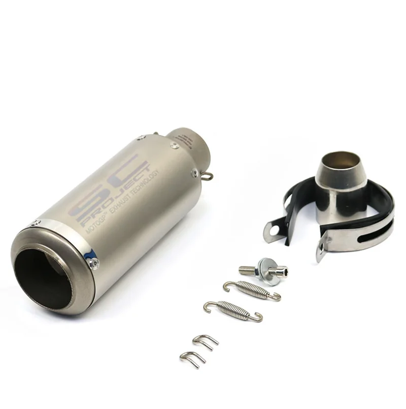 

Universal 51Mm/60Mm Motorcycle Exhaust Pipe Motorcycle Exhaust Muffler Exhaust Pipe Factory Direct Sale