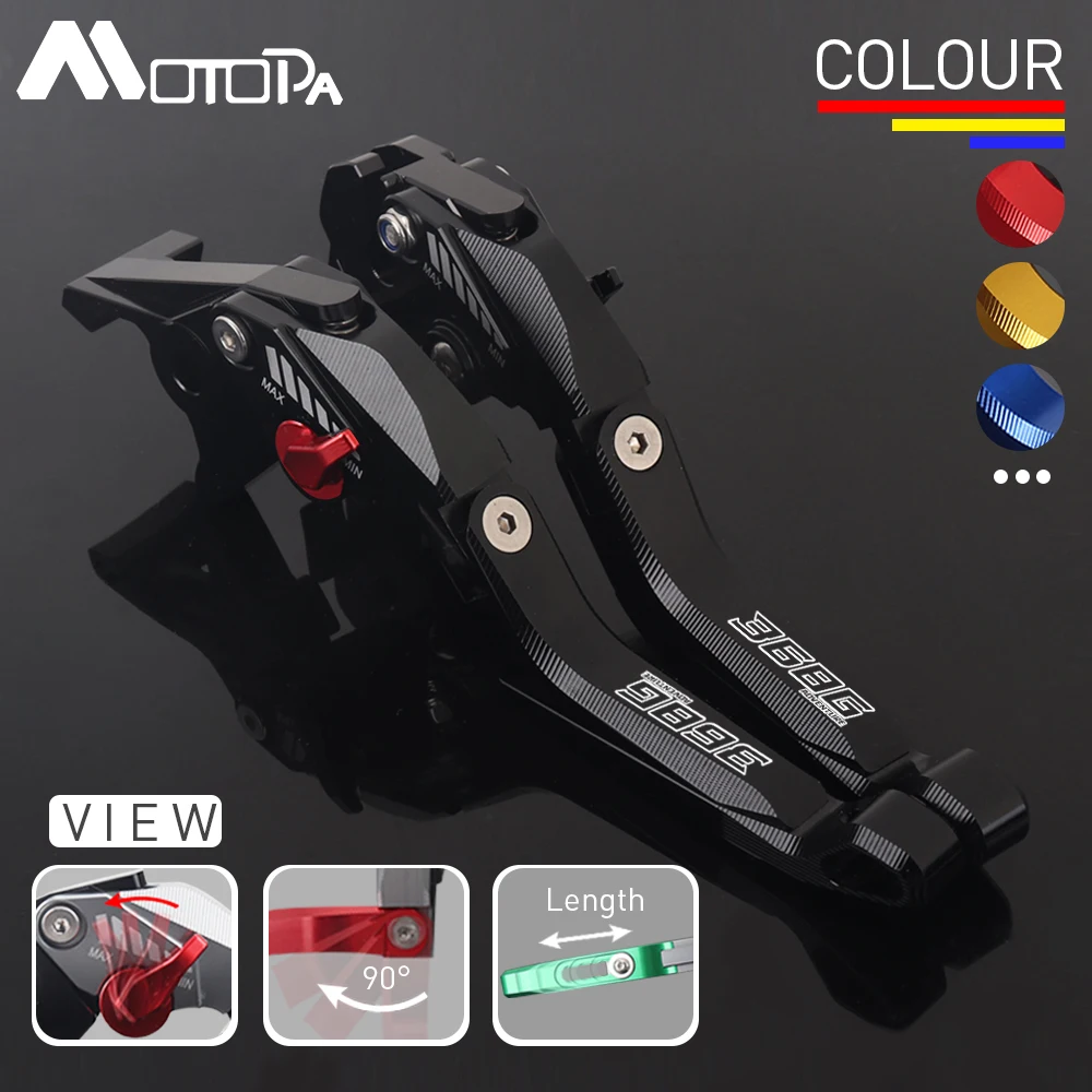

Motorcycle 368G Adjustable CNC 5D aluminium Brake Levers Handle with Parking Lock Stopper For Zontes 368G 2024 2025